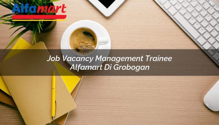 Job Vacancy Management Trainee Alfamart di Grobogan Tahun 2025