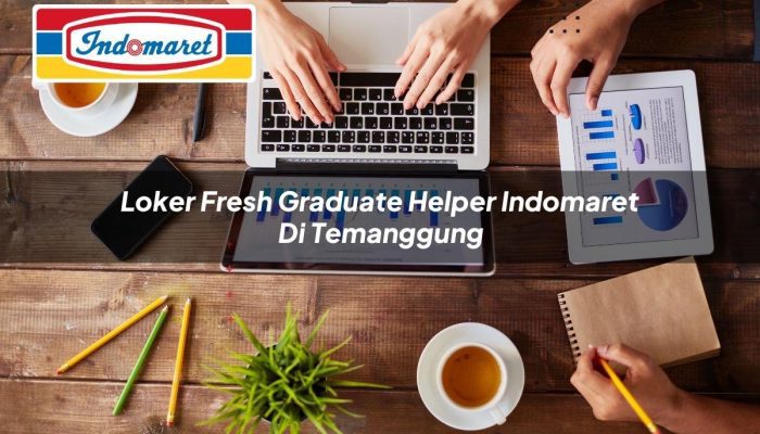 Loker Fresh Graduate Helper Indomaret di Temanggung Tahun 2025