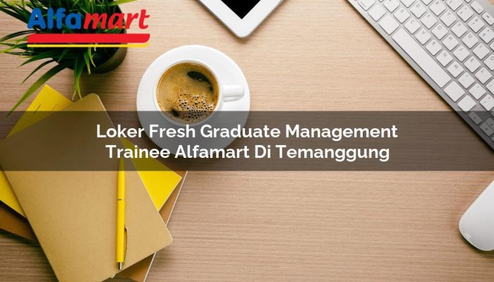 Loker Fresh Graduate Management Trainee Alfamart di Temanggung Tahun 2025