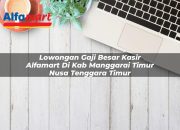 Lowongan Gaji Besar Kasir Alfamart di Kab. Manggarai Timur, Nusa Tenggara Timur Tahun 2025