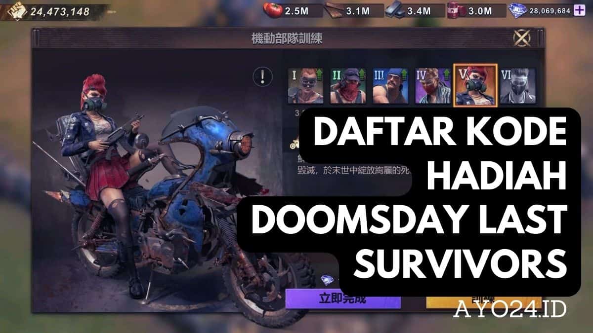 Kode Hadiah Doomsday Last Survivors Terbaru